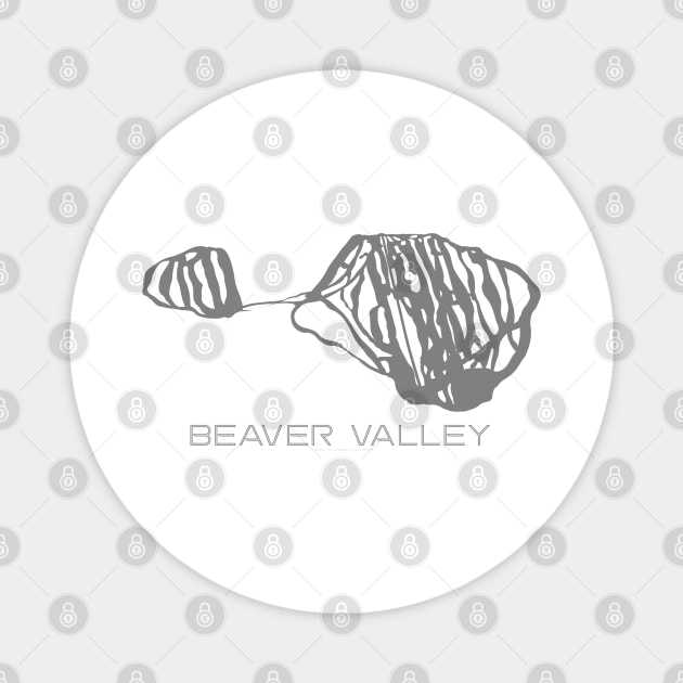 Beaver Valley Resort 3D Magnet by Mapsynergy